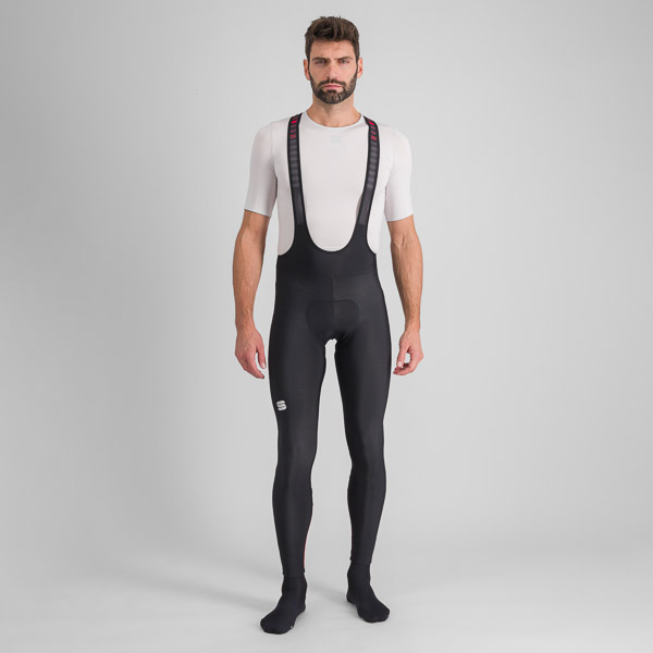 SPORTFUL CLASSIC BIBTIGHT BLACK TANGO RED