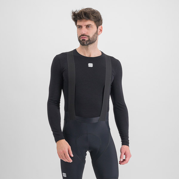 SPORTFUL CYCLING MERINO LAYER TEE LONG SLEEVES BLACK