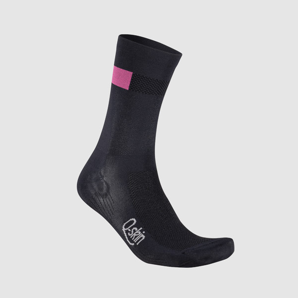 Sportful Snap W Socks Black  Carmine Rose