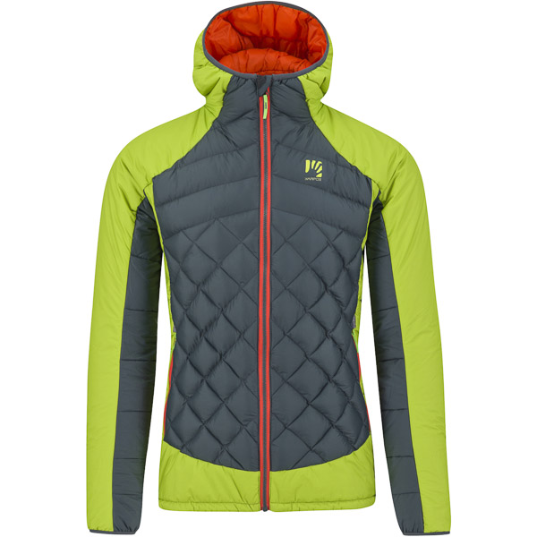 KARPOS LASTEI ACTIVE PLUS JACKET DARK SLATE/LIME GREEN