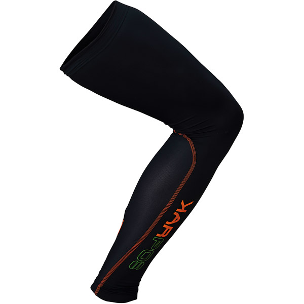 Karpos Leg Warmers Black/Orange Fluo