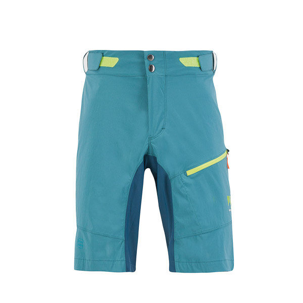 Karpos Val Viola Short Hydro/Refl.Pond/Yellow Fluo