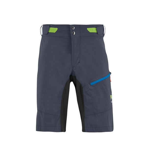 Karpos Val Viola Short Ombre Blue/Black/Green Fluo