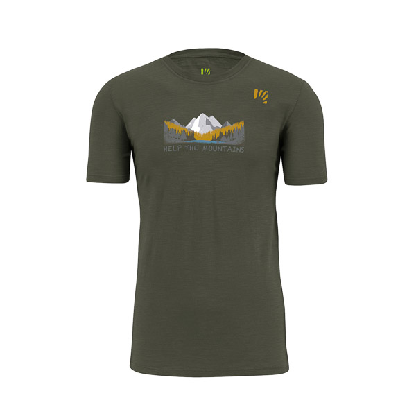 KARPOS AMBRETTA T-SHIRT GRAPE LEAF