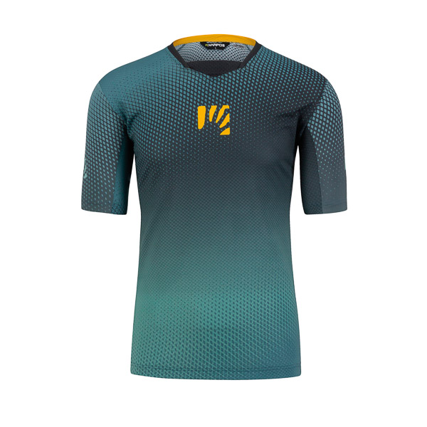 Karpos Val Di Dentro Tee Black/North Atlantic/Lemon Cur