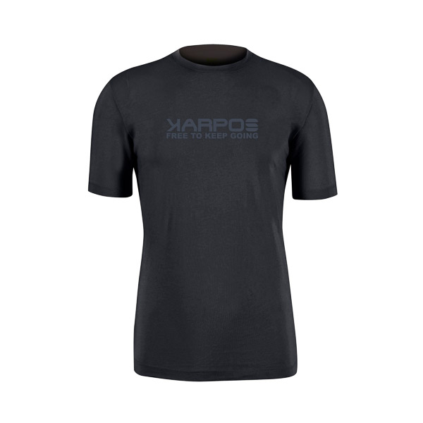 KARPOS LOMA COTTON T-SHIRT VULCAN/WRITING PRINT