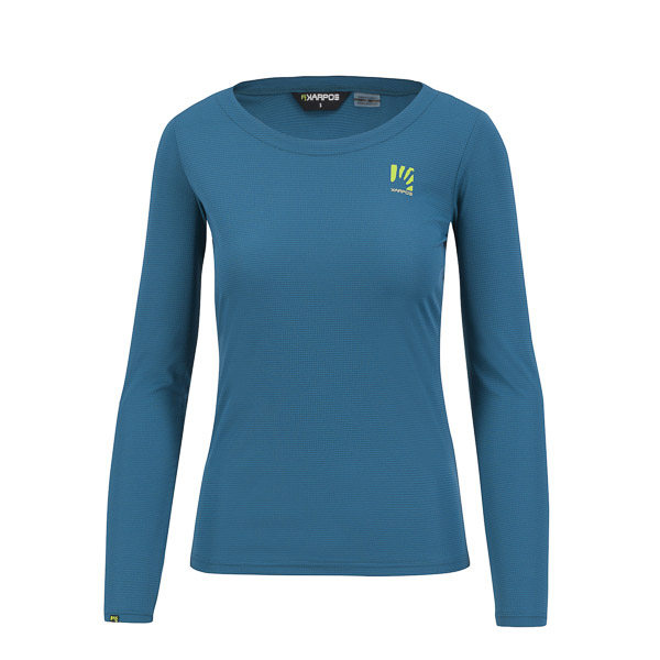 Karpos Loma W Jersey Ls Corsair/Adriatic Blue/Lemon Cu