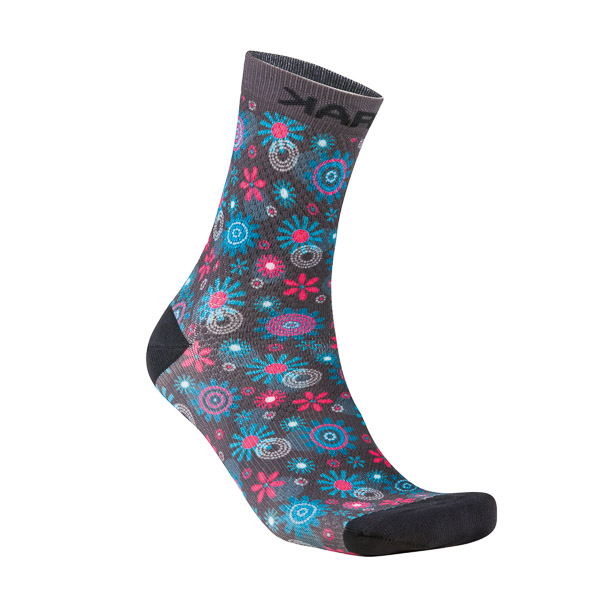 KARPOS SPASSO PRINT W SOCKS DELPHINIUM INNUENDO BRIGHT WHI