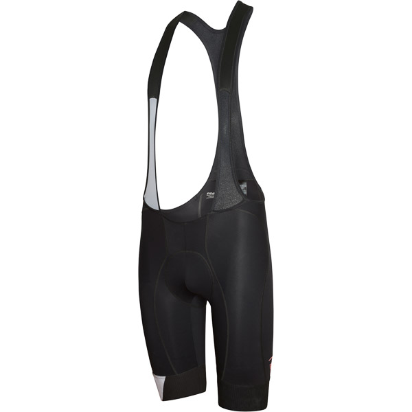 Pinarello Bib Shorts POWER Think Asymmetric Black/White/Red