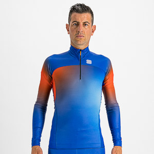 SPORTFUL XCOUNTRY APEX RACE JERSEY BLUE CERAMIC / FIRE RED