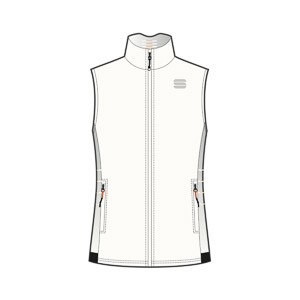 SPORTFUL XCOUNTRY SQUADRA W VEST BRIGHT WHITE STEEL GREY