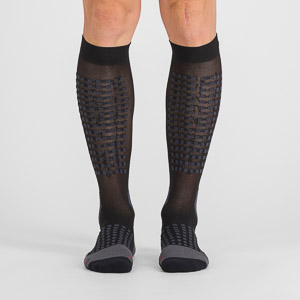 SPORTFUL XCOUNTRY APEX LONG SOCKS BLACK CHILI RED
