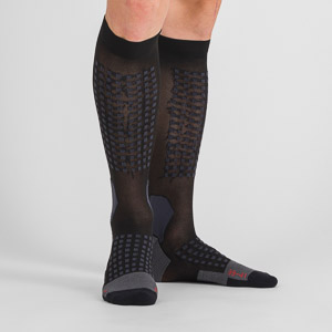 SPORTFUL XCOUNTRY APEX LONG SOCKS BLACK DARK GREY