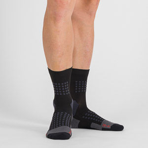 SPORTFUL XCOUNTRY PRIMALOFT SOCKS BLACK DARK GRAY