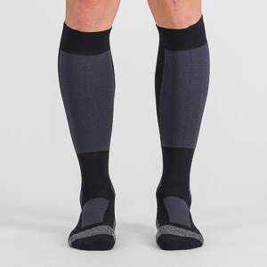 SPORTFUL XCOUNTRY WARM WOOL LONG SOCKS BLACK DARK GREY