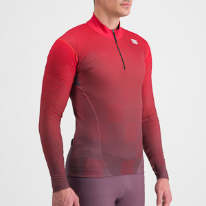 SPORTFUL XCOUNTRY SQUADRA JERSEY HUCKLEBERRY/TANGO RED