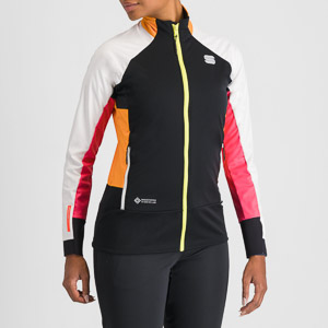 SPORTFUL XCOUNTRY APEX W JACKET BLACK/WHITE/YELLOW/PINK