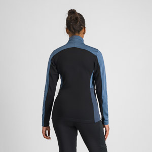 SPORTFUL XCOUNTRY ENGADIN W JACKET NATURAL GRAY/GALAXY BLUE