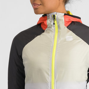 SPORTFUL XCOUNTRY CARDIO W JACKET BLACK/MILITARY GREEN/POMPELMO