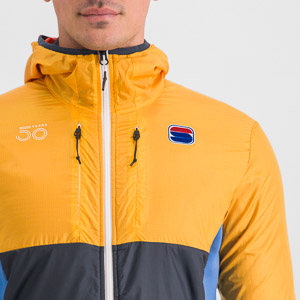 SPORTFUL XCOUNTRY ANIMA CARDIO TECH WIND JACKET BLUE DENIM/YELLOW
