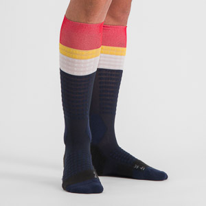 SPORTFUL XCOUNTRY ANIMA APEX LONG SOCKS GALAXY BLUE/RED