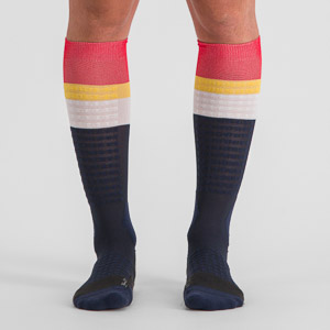 SPORTFUL XCOUNTRY ANIMA APEX LONG SOCKS GALAXY BLUE/RED