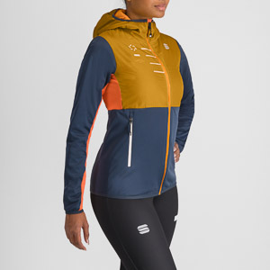 SPORTFUL XCOUNTRY RYTHMO W JACKET WOOD YELLOW/GALAXY BLUE