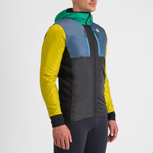 SPORTFUL XCOUNTRY CARDIO JACKET BLACK/GREEN/YELLOW