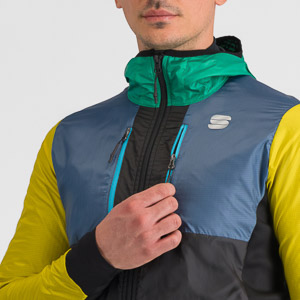 SPORTFUL XCOUNTRY CARDIO JACKET BLACK/GREEN/YELLOW