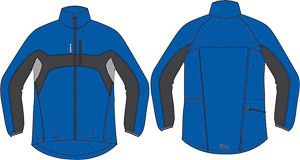 OneWay LARI Microfibre Jacket Blue/Grey