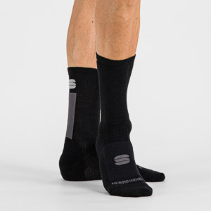 Sportful Cycling Merino Wool 18 Socks Black/Antharcite