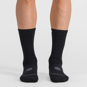 Sportful Cycling Merino Wool 18 Socks Black/Antharcite
