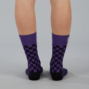 SPORTFUL CYCLING CHECKMATE W SOCKS VIOLET BLACK