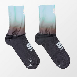 SPORTFUL CYCLING RACE MID W SOCKS BLACK BLUE SKY
