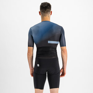 Sportful Cycling Bomber Suit Black Galaxy Blue