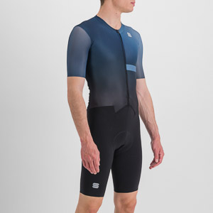 Sportful Cycling Bomber Suit Black Galaxy Blue