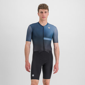 Sportful Cycling Bomber Suit Black Galaxy Blue