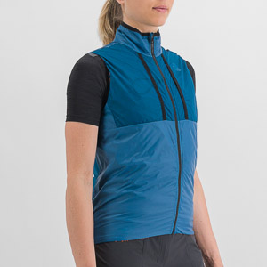 SPORTFUL CYCLING GIARA W LAYER VEST BERRY BLUE