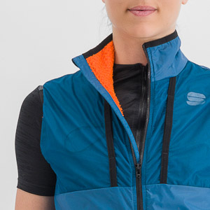 SPORTFUL CYCLING GIARA W LAYER VEST BERRY BLUE