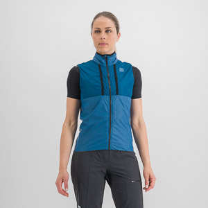 SPORTFUL CYCLING GIARA W LAYER VEST BERRY BLUE