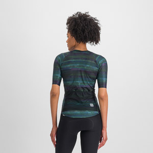 Sportful Cycling Glitch W Bomber Jersey Multicolor Black