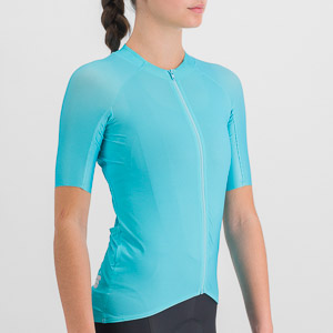 Sportful Cycling Matchy W Short Sleeve Jersey Blue Radiance