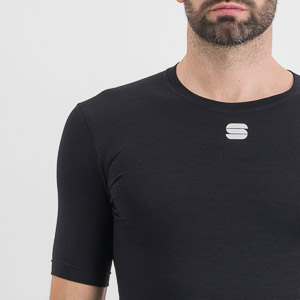 Sportful Cycling Merino Layer Tee Short Sleeve Black