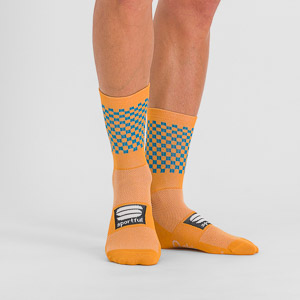 Sportful Cycling Checkmate  W Socks Golden Oak