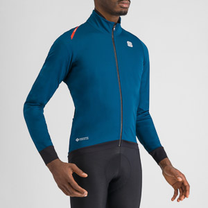 SPORTFUL CYCLING FIANDRE JACKET TEAL BLU