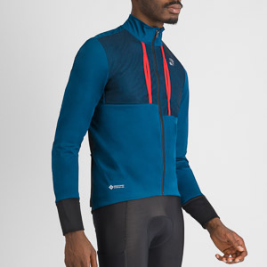 SPORTFUL CYCLING SUPERGIARA JACKET TEAL BLU