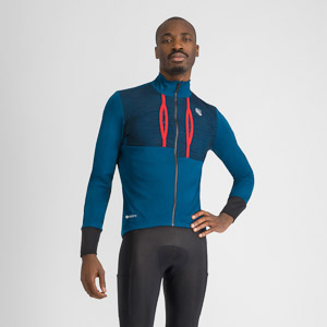 SPORTFUL CYCLING SUPERGIARA JACKET TEAL BLU