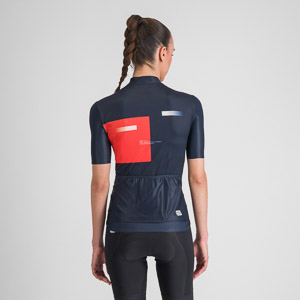 Sportful Gruppetto W Jersey Galaxy Blue Pompelmo