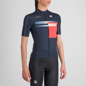 Sportful Gruppetto W Jersey Galaxy Blue Pompelmo