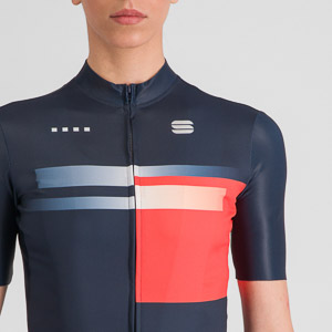 Sportful Gruppetto W Jersey Galaxy Blue Pompelmo